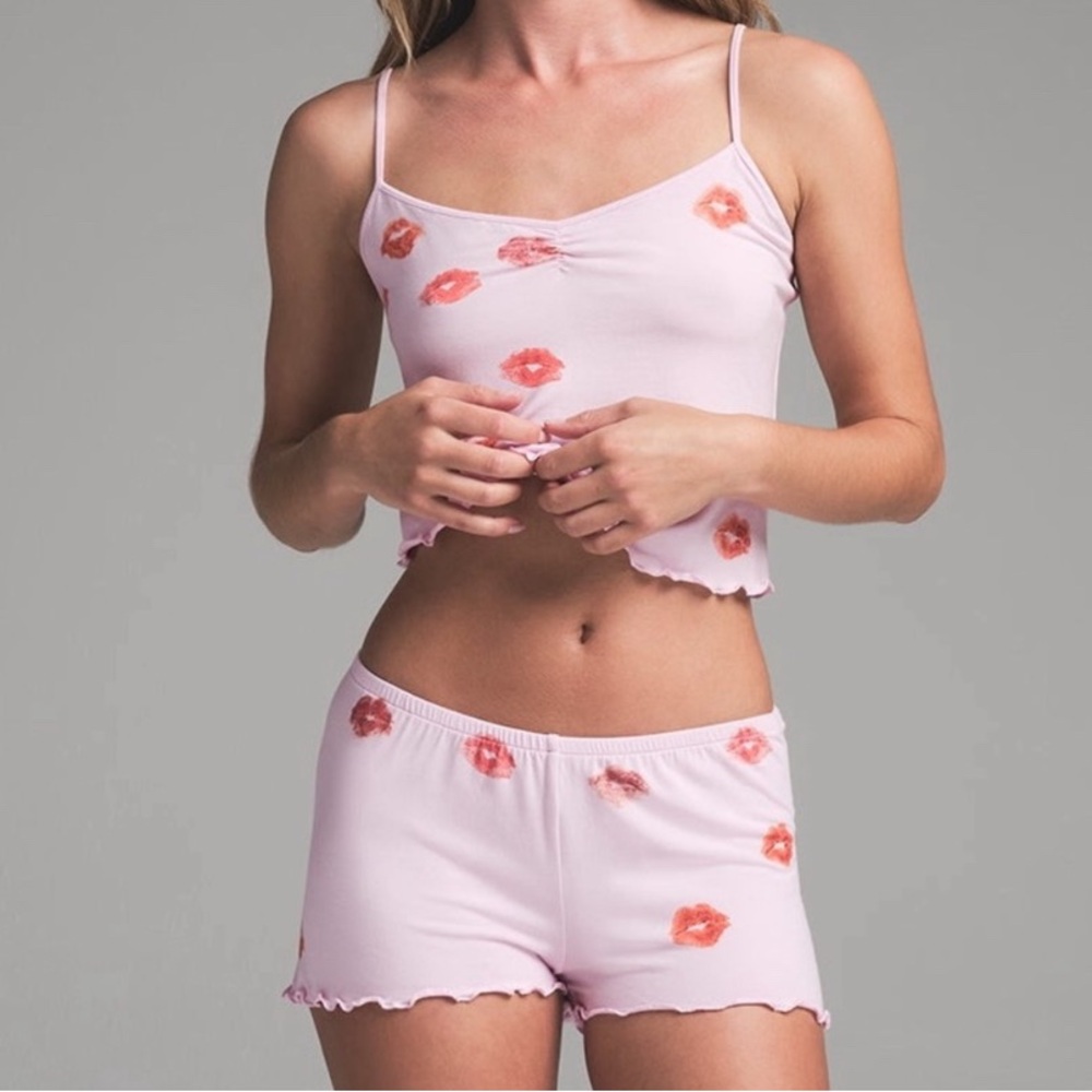 SKIMS Sleep Cami Set - Cherry Blossom Lipstick Valentine’s 2025 SOLD OUT